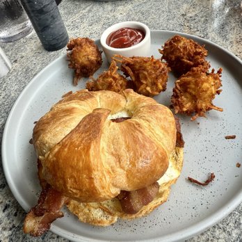 Culprits - Crossiant breakfast sandwich - Steakhouses Near Me - Oklahoma City, Oklahoma
