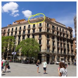 Hotel Colón ... I circled Room 606's location. The three terrace rooms are worth it! Hotel Colón ... I circled Room 606's location. The three terrace rooms are worth it!