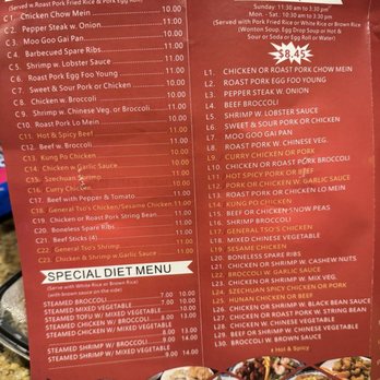 Number One Chinese - Menu - Chinese Near Me - Matawan, New Jersey