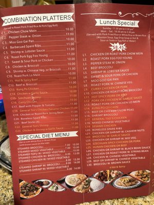 Menu photo 4 Number One Chinese Matawan, NJ