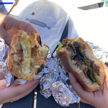 Kahnfections - Breakfast sammie + tri-tip - Bakeries Near Me - San Francisco, California