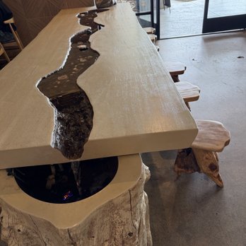Yun Tea House - Cool table with river - Coffee & Tea Near Me - San Diego, California