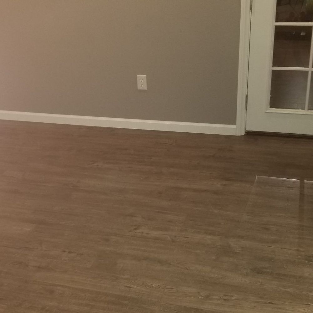 This is my dining room note how well the base board is installed This is my dining room note how well the base board is installed