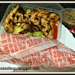 Wraps & Wings - Home Delivery - Boneless Wings & Salad, Chicken Wrap