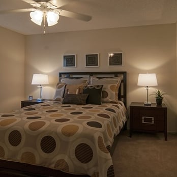 Palm Central South Apartments - Sleep well in an oversized bedroom with mirrored closet doors and lighted ceiling fan - Apartments Near Me - Riverside, California Palm Central South Apartments - Sleep well in an oversized bedroom with mirrored closet doors and lighted ceiling fan - Apartments Near Me - Riverside, California