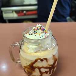 Un delicioso licuado de mamey