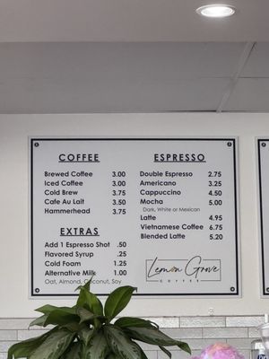 Menu photo 2 Lemon Grove Coffee Lemon Grove, CA Menu photo 2 Lemon Grove Coffee Lemon Grove, CA
