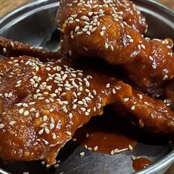 Korean BBQ chicken wings