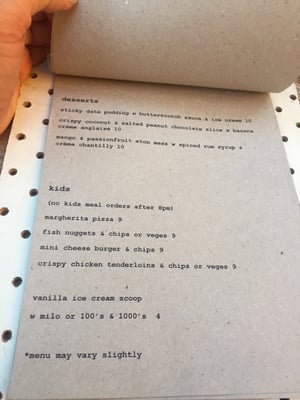 Menu photo 4 Dick's Hotel Balmain, NSW