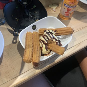 Silverlake Ramen - Churros with icecream - Ramen Near Me - Charlotte, North Carolina