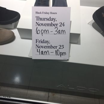 Aldo - Clearly states that they open at 4 am, yet the doors are still locked. - Women's Clothing Near Me - Tulsa, Oklahoma Aldo - Clearly states that they open at 4 am, yet the doors are still locked. - Women's Clothing Near Me - Tulsa, Oklahoma