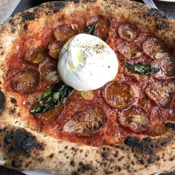 figidini - Burrata pizza - Pizza Near Me - Providence, Rhode Island