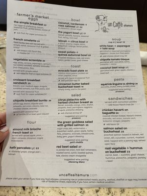 Menu photo 4 un caffe altamura Manhattan Beach, CA Menu photo 4 un caffe altamura Manhattan Beach, CA