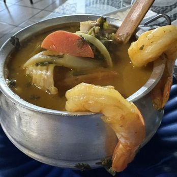 Cafe Brazil Restaurant - Moqueca (Brazilian Fish Stew)! Wow. OMG, Moqueca over rice! - Brazilian Near Me - Fort Myers, Florida