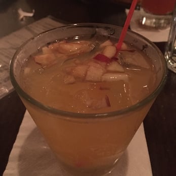 MangoSeed Restaurant - White mango sangria $5 under the happy hour. I've had better - Caribbean Near Me - Brooklyn, New York MangoSeed Restaurant - White mango sangria $5 under the happy hour. I've had better - Caribbean Near Me - Brooklyn, New York