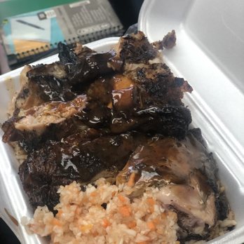 Mr Jerk - Jerk Chicken, Cole slaw with peas and rice - Caribbean Near Me - North York, Ontario