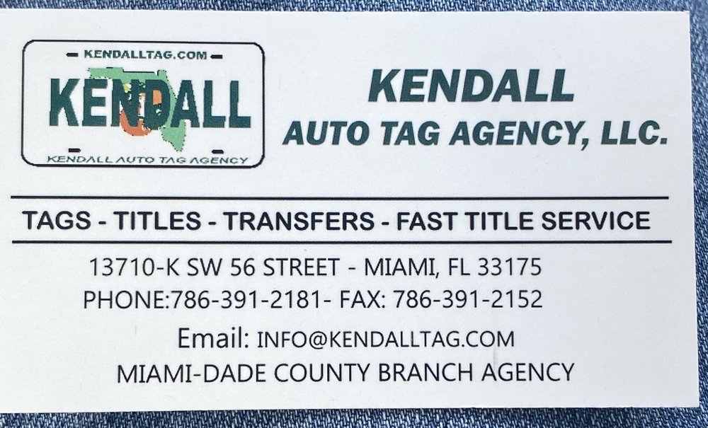 Auto Tag Agency In Deerfield Beach Florida KENDALL AUTO TAG AGENCY - Updated June 2025 - 21 Photos & 16 Reviews