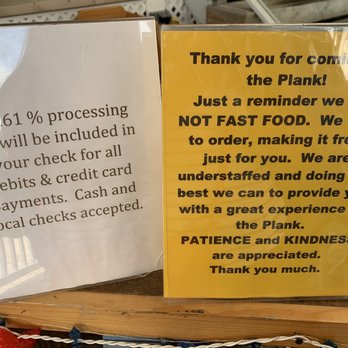 The Gangplank - Processing fee for debit and credit card payments - Bars Near Me - St Ignace, Michigan The Gangplank - Processing fee for debit and credit card payments - Bars Near Me - St Ignace, Michigan