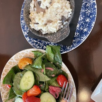 Kaufman Tavern - Side Salad with mushroom risotto. - New American Near Me - Zelienople, Pennsylvania Kaufman Tavern - Side Salad with mushroom risotto. - New American Near Me - Zelienople, Pennsylvania