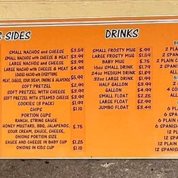South Side B & K - Tbis is B&K (Southside - Peru, Indiana) Hot Dog Stands' menu. So worth making a trip to experience food for yourself & your family. - Diners Near Me - Peru, Indiana South Side B & K - Tbis is B&K (Southside - Peru, Indiana) Hot Dog Stands' menu. So worth making a trip to experience food for yourself & your family. - Diners Near Me - Peru, Indiana