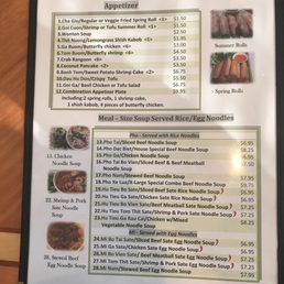 Menu Menu