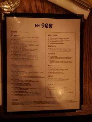 Menu photo 1 N° 900 Montreal, QC Menu photo 1 N° 900 Montreal, QC