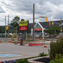 FreshCo - One-way entrance leads you to Gerrard Street East due to construction.