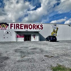 Mr. W Fireworks - Exterior of Mr. W Fireworks Store