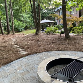Proscapes and Tree - a backyard fire pit - Landscaping Near Me Proscapes and Tree - a backyard fire pit - Landscaping Near Me