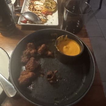 Olar Noso - Octopus tapas and the pork tender nuggets served - Mediterranean Near Me - Northvale, New Jersey