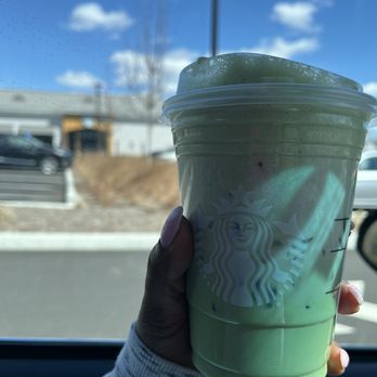 Starbucks - Iced lavender Matcha - Coffee & Tea Near Me - Stratford, Connecticut