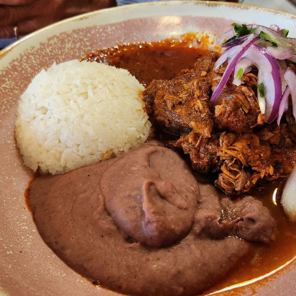 Franco's Latin Table - Pulled pork with rice n beans - Latin American Near Me - San Francisco, California Franco's Latin Table - Pulled pork with rice n beans - Latin American Near Me - San Francisco, California