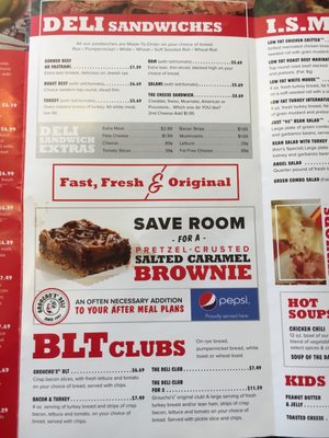 Menu photo 8 Groucho's Deli Statesville, NC