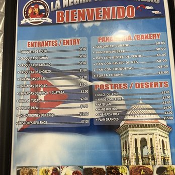 La Negra Tiene Tumbao - menu - Caribbean Near Me - Houston, Texas La Negra Tiene Tumbao - menu - Caribbean Near Me - Houston, Texas