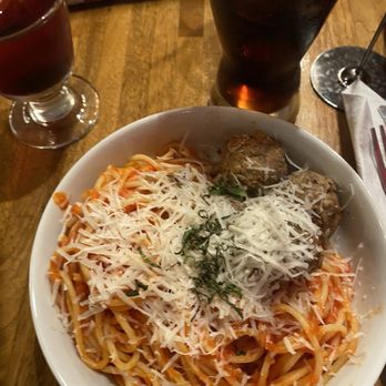 Uncle Nicky's - Spaghetti Drink  sour cherry bomb - Italian Near Me - Austin, Texas