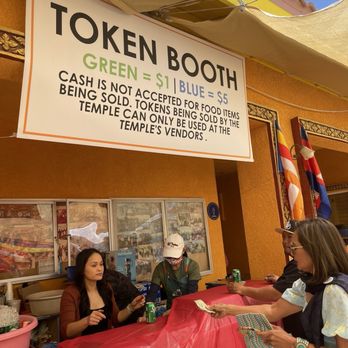 Paduma Monastery - Change tokens to buy food . Cash not excepted and the food stall . - Buddhist Temples Near Me - Fontana, California Paduma Monastery - Change tokens to buy food . Cash not excepted and the food stall . - Buddhist Temples Near Me - Fontana, California