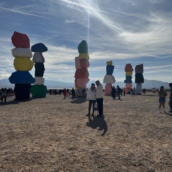 Seven Magic Mountains - Public Art Near Me - Las Vegas, Nevada Seven Magic Mountains - Public Art Near Me - Las Vegas, Nevada