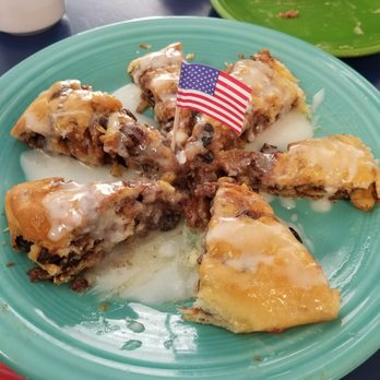 Granite Rock Grille - Half of the cinnamon roll...seriously...half! - Breakfast & Brunch Near Me - Rocklin, California Granite Rock Grille - Half of the cinnamon roll...seriously...half! - Breakfast & Brunch Near Me - Rocklin, California