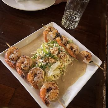 The Observatory - Basil & Garlic Prawn Skewers - New American Near Me - Portland, Oregon The Observatory - Basil & Garlic Prawn Skewers - New American Near Me - Portland, Oregon