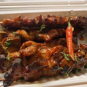Balai in the Borough - Pork skewers - Filipino Near Me - New Westminster, British Columbia