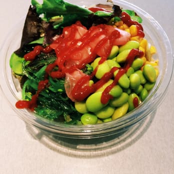 Poke Guys - Vegetarian bowl! It's VEGAN FRIENDLY YAAAS! The tofu is under the mount of toppings. Dang delish. Highly recommend! - Hawaiian Near Me - Toronto, Ontario Poke Guys - Vegetarian bowl! It's VEGAN FRIENDLY YAAAS! The tofu is under the mount of toppings. Dang delish. Highly recommend! - Hawaiian Near Me - Toronto, Ontario
