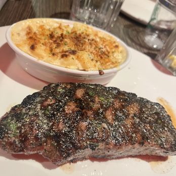 J. Alexander's - Mac & cheese and medium well steak. Pretty big serving but a little chewy. - New American Near Me - Atlanta, Georgia J. Alexander's - Mac & cheese and medium well steak. Pretty big serving but a little chewy. - New American Near Me - Atlanta, Georgia