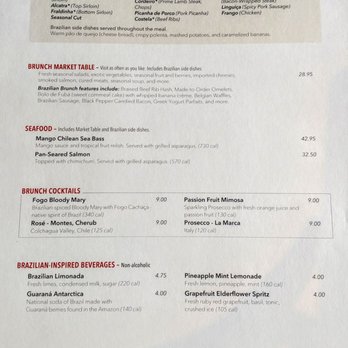 Fogo de Chão - Brunch Menu - Brazilian Near Me - Denver, Colorado