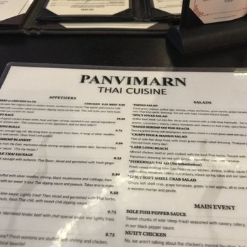 Panvimarn Thai Cuisine - Loved this place - Thai Near Me - Long Beach, California