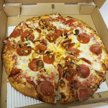 Pizza Chalet - My favorite and go to...Pepperoni and Cashew pizza. Good amount of sauce and cheese. Yum! - Pizza Near Me - Yucaipa, California