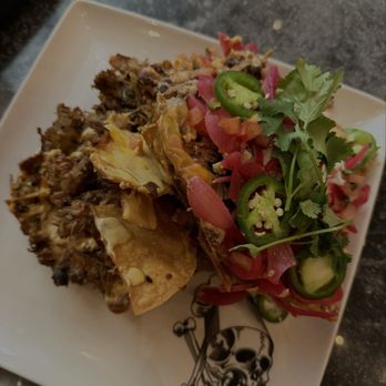 Guy Fieri's Cherokee Kitchen + Bar - Trash can nachos - New American Near Me - Cherokee, North Carolina