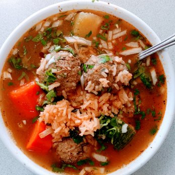 Estrada's Mexican Food - Albondigas Soup - Mexican Near Me - Santee, California Estrada's Mexican Food - Albondigas Soup - Mexican Near Me - Santee, California