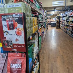 Aisles on the west side by checkout