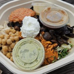 sweetgreen - Healthy Salads, Wraps, and Bowls - Build your own salad. Mushrooms are good, but stay away from crispy rice.