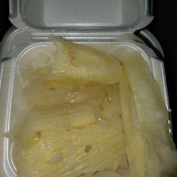 El Mofongo - Yucca in garlic sauce with onions....delish! - Cuban Near Me - Jacksonville, Florida